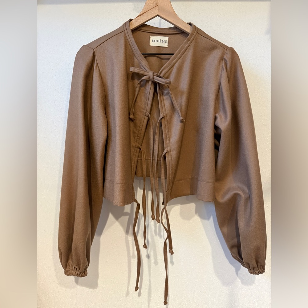 Bohème Reworked Tie Top, Size 2